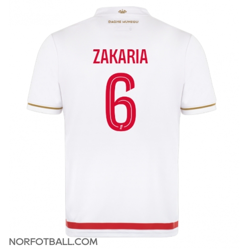 Billige Fotballdrakt AS Monaco Denis Zakaria #6 Replika Hjemmedrakt 2025-26 Kortermet Billige Fotballdrakt AS Monaco Denis Zakaria #6 Replika Hjemmedrakt 2025-26 Kortermet